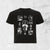"Self Destruction" Cropped Tee black