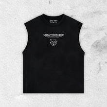 Load image into Gallery viewer, &quot;Unauthorized&quot; Tank Top black
