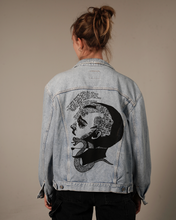 Load image into Gallery viewer, &quot;Mind Pollution&quot; Denim Jacket
